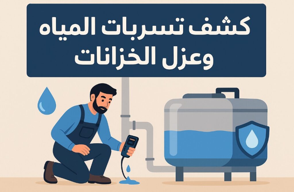 كشف تسربات المياه