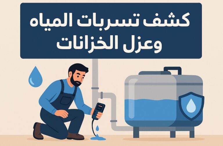 كشف تسربات المياه
